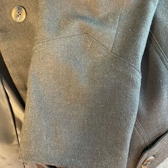 PEACE of CLOTH Military Style Blazer Brown/Green 8 - Picture 5 of 5